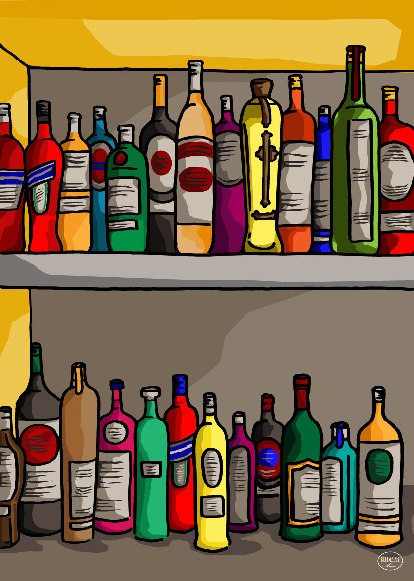 14 | Bouteilles colorées